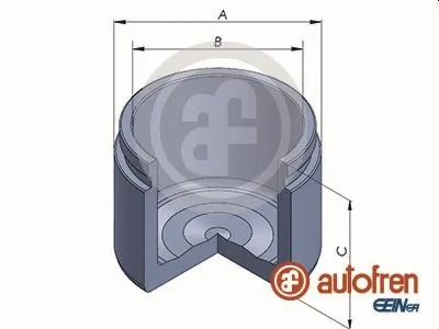 Piston, brake caliper